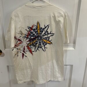 Vintage‎ Single  Stitch Liberty Graphics RN Richardson Sea Kayak  Men's Shirt